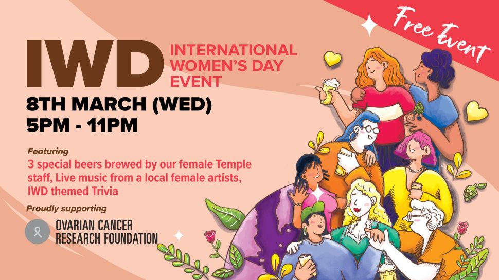 International Women's Day Fundraiser at Temple Brewing