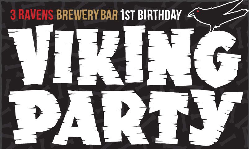 Viking Party – 3 Ravens Brewery Bar First Birthday (VIC)
